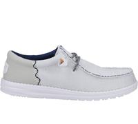 Hey Dude Wally Funk Men's | Slip On Shoes | White/White | UK Size 7