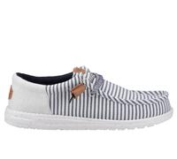 Hey Dude Wally Funk Nu Prep Men's Shoes Men's Trainers, Size 10 In Princess Blue/Wood Ash