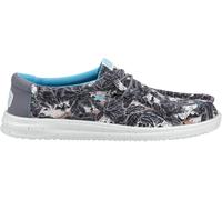 Hey Dude Wally H2O Tropical Men's | Slip On Shoes | Black Tropical | UK Size 12