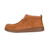 Hey Dude Wally Mid Grip R Warmth | Elastic Laces, Removable Foam Insole, Lightweight Flexible Outsole, PU Synthetic Heel, Relaxed Fit Construction