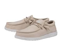 Hey Dude Wally Slub Canvas Boat Shoes