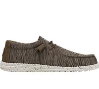 Hey Dude Wally Sox Mens Shoes - Brown Lace - Size UK 10