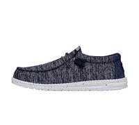 Hey Dude - Wally Sport Knit Men's - Slip On Shoes - Moccasin Style, blue, 41