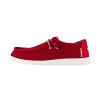 Hey Dude Wally Sport Mesh Shoe Dark Red UK 12