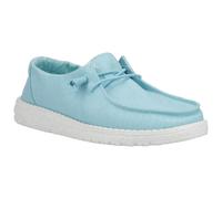 Hey Dude Wally Stretch Canvas Ladies Lace Shoes Lightweight Comfort Trainers