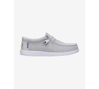 HEYDUDE - Wally Sox Stitch - Men's Slip-On Shoes - Loafers, Grey Blue, 8.5 UK (UK Footwear Size System, Adult, Men, Numeric, Medium, 11)