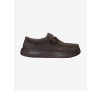 Hey Dude Wally suede shoes dark brown burgundy - 43