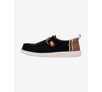 Hey Dude Wally Summer Linen shoes black brown beige - 42