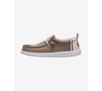 Hey Dude Wally Summer Linen shoes brown white - 44