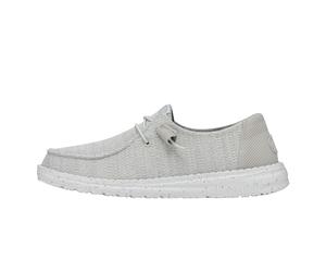 Hey Dude Wendy Boho sneaker Bianco da Donna 40054-1KF | Easy On System, Cushioned Foam Insole, Breathable Stretch Knit Upper, Ultralight Outsole, Responsive Foam Cushioning