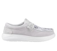 Hey Dude Wendy Comf Luxe Womens Shoes Trainers, Size 4 In Grey / Snake