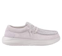 Hey Dude Wendy Comf Womens Suede Shoes Trainers, Size 8 In Lilac