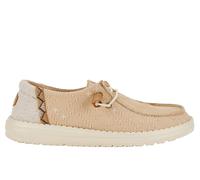 Hey Dude Wendy Crafted Boho Womens Shoes | Slip On Shoes | Tan | UK Size 6