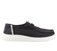 Hey Dude Wendy Espadrille Womens Shoes Trainers, Size 7 In Black