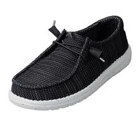 Hey Dude Wendy Stretch Sox Womens Loafer Shoes in Black White - 6 UK
