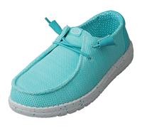 Hey Dude Wendy Stretch Sox Womens Loafer Shoes in Ceramic Blue - 5 UK
