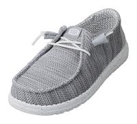 Hey Dude Wendy Stretch Sox Womens Loafer Shoes in Light Grey - 7 UK