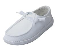 Hey Dude Wendy Stretch Sox Womens Loafer Shoes in White - 5 UK