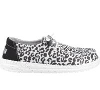 Hey Dude Wendy Womens Shoes | Slip On Shoes | Black/Grey | UK Size 7