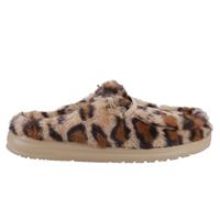 HEY DUDE Women's Wendy Slipper Leo Fur Tan/Multi in Brown | Size: 7 HEY DUDE Brown 7