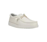 Hey Dude White Wally Canvas Shoes White