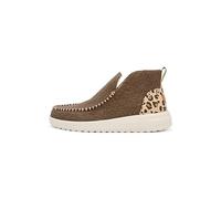 Hey Dude Women's Denny Heavy Canvas Fashion Boot, Leopard, 6.5 UK