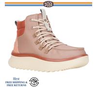 Hey Dude Womens Lightweight Coated Twill Desert Brown Boots Wendy Peak UK 4 - 8