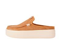 Hey Dude Women's Open Toe Suede Leather Platform Wedge Sandals Austin