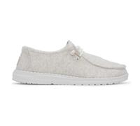 HEY DUDE Womens Shoes Beige Adults Ladies Oatmeal Wendy Stretch SIZE