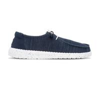 HEY DUDE Womens Shoes Blue Adults Ladies Flat Navy Wendy Stretch Sox SIZE