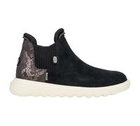 Hey Dude Branson Suede Leather Womens Ankle Boots | Boots | Black/Snake | UK Size 4