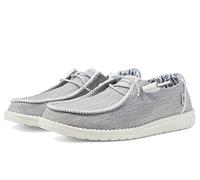 Hey Dude Women's Wendy Boho Slip-On Casual Shoes Loafer, White Melange, 7 UK
