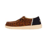 Hey Dude Women's Wendy Funk Animal Loafer, Brown/Black, 10 UK