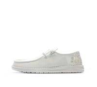 Hey Dude Women's Wendy Glitter Moc Toe Shoes, Cloud Dust, 3 UK