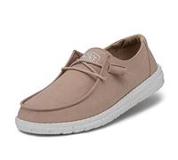 Hey Dude Women's Wendy Slub Canvas Moc Toe Shoes, tan, 5 UK