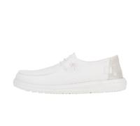 Hey Dude Women's Wendy Stretch Canvas Sneaker, White, 7 UK