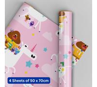 Hey Duggee 4 Sheets & 4 Tags Gift Wrap Bundle