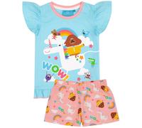Hey Duggee Girl's Kids Short Sleeve Short Leg Pyjama Set (Blue) in Blue | Size: 2-3 Years Hey Duggee Blue 2-3 Years
