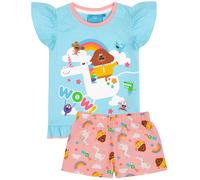 Hey Duggee Girl's Short Sleeve Short Leg Pyjama Set | Blue | Official Merch | Size: 4-5 Years Hey Duggee Blue 4-5 Years
