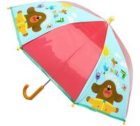 Hey Duggee Hello Sunshine Kids Umbrella - Multicoloured Panels with Duggee & Friends, 68cm Diameter, Official Licensed Product