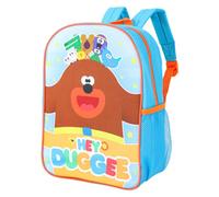 Hey Duggee Kids Backpack, Lightweight School & Travel Bag for Boys & Girls | Toddler Nursery Rucksack with Adjustable Shoulder Straps & Side Mesh Pockets | Premium Small Backpacks