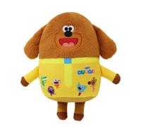 Hey Duggee Toy, Teddy Bear with all his Squirrel Club friends printed on, Brown