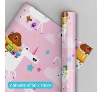 Hey Duggee Wrapping Paper 2 Sheets & 2 Tags HDW01 Birthday Gift Wrap for Kids