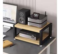 Hey-Duty Audio Tower Rack - 2/3/4 Tier Stand for Stereo Components, Non-Slip Feet, Perfect for Home & Office Entertainment, Record Player & Console Storage