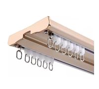 Hey Duty Double Row Curt k System - 250 200 300 150 360 Aluminum Sliding Rails for Bedroom Room Divider Hospital Use (3.9m)