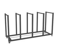 Hey-Duty Portab rage Rack on Wheels for Warehouse & Moving Perfect for Cardboard Boxes Strong Load ty Adjustab Shelves Easy Mobility