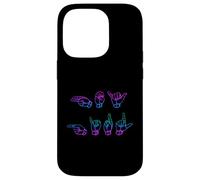 Hey Girl in ASL American Sign Language Case for iPhone 14 Pro
