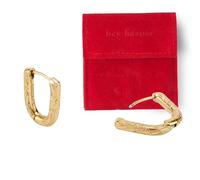 Hey Harper Hoop Earrings For Women Trendy - Lightweight Waterproof & Sweatproof Jewerly, Medium, Stainless Steel, No Gemstone