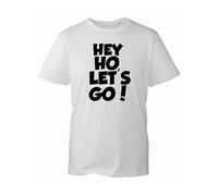 Hey HO LET’S GO T Shirt - Bold Fun Slogan Tee - Motivational Graphic Top - Casual Statement Shirt for Men Women Teens
