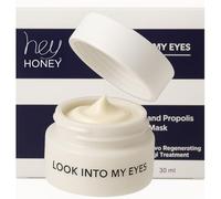 Hey Honey Look Into My Eyes Retinol, Peptide & Propolis Eye Mask for Wrinkle Reduction, Fine Line Smoothing Hydration Overnight Firming Under-Eye Treatment for Brighter, Youthful-Looking Eyes | 1 Oz